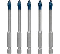 Bosch Professional Set de brocas Expert HEX-9 HardCeramic 5 piezas Ø 6 mm para tejas y baldosas