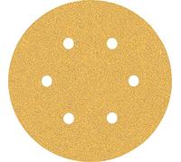 Bosch Professional 5 x Lijas Expert C470 con 6 agujeros, para Madera dura, Pintura sobre madera, 150 mm, Grano 60, Accesorios Lijadora excéntrica