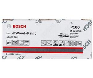 Bosch professional 50 piezas hoja de lijado m480 best for wood and pai