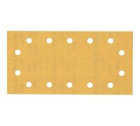Bosch Professional 50 x Lijas Expert C470 con 14 agujeros, para Madera dura, Pintura sobre madera, 115 x 230 mm, Grano 400, Accesorios Lijadora orbital