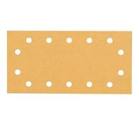 Bosch Professional 50 x Lijas Expert C470 con 14 agujeros, para Madera dura, Pintura sobre madera, 115 x 230 mm, Grano 100, Accesorios Lijadora orbital