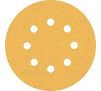 Bosch Professional 50 x Lijas Expert C470 con 8 agujeros, para Madera dura, Pintura sobre madera, 125 mm, Grano 150, Accesorios Lijadora excéntrica