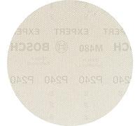 Bosch Professional 50x Mallas de lija Expert M480 (para Madera dura, Pintura sobre madera, Ø 125 mm, grano 240, accesorios Lijadora excéntrica)