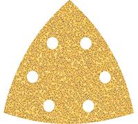 Bosch Professional 50x Papeles de lija Expert C470 (para Madera dura, Pintura sobre madera, 93 x 93 mm, grano 40, accesorios Lijadora delta)