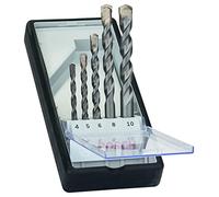 Bosch Professional Brocas para hormigón CYL-3 Set 5 pzs Ø 4-10 mm Robust Line Gris