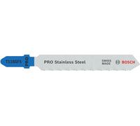 Bosch Hojas de sierra de calar T 118 GFS Basic – para acero inoxidable – Pack de 5, gris