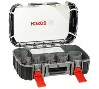 Bosch Professional 6 unidades Sierra de corona bimetálica Set (en distintos materiales, Ø 22-64 mm, Accesorios para taladro)