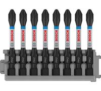 Bosch Professional – Juego 8 piezas puntas PH2, Pick and Click, control de impacto, 50 mm Cranberry