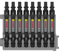 Bosch Professional 8 uds. Punta de Atornillar Dobles Torx (Impact Control, 8 x T25-T25 Bits, Longitud 65mm, Pick and Click, Accesorio Atornilladores de Impacto)