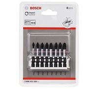 Bosch Professional 8 uds. Punta de Atornillar (Impact Control, PZ/PH Bits, Longitud 50mm, Universalhalter, Pick and Click, Accesorio Atornilladores de Impacto)