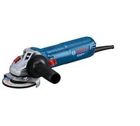 Bosch Professional amoladora angular GWS 12-115 (Ø del disco: 115 mm, potencia 1200 W, protección rearranque, in ubierta protectora, tuerca de apriete, llave de 2 agujeros, empuñadura auxiliar)