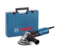 Bosch Professional amoladora angular GWS 14-125 S (in mpuñadura auxiliar, cubierta protectora, cubierta protectora de separación, llave de dos agujeros, brida, tuerca de apriete, maletín)