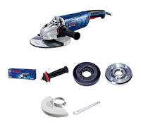 Bosch Professional Amoladora angular GWS 24-230 P, 2400 W, con empuñadura auxiliar y accesorios
