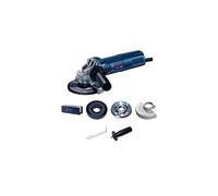 Bosch Professional amoladora angular GWS 9-115 S (potencia 900 W, velocidad en vacío: 2800-11 000 rpm, in mpuñadura auxiliar, cubierta protectora, llave, maletín)
