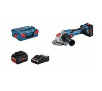 Bosch Professional Amoladora GWX 18V-15 C Kit con 2 Baterías 5.5Ah ProCORE18V, Cargador GAL 1880 CV y L-Boxx