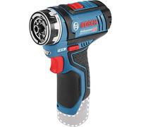 Bosch Professional Atornillador a Batería 12V, FlexiClick, sin Batería, en Caja, Negro, Azul, FlexiClick, 30 Nm