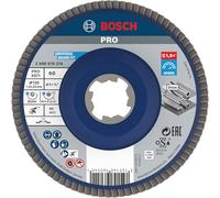 Bosch Professional Best - Disco de láminas recto (para metales, X-LOCK, X571, Ø115 mm, grano K60, orificio Ø 22,23 mm)