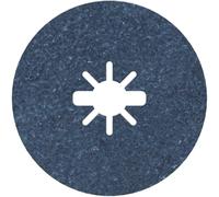 Bosch Professional Best - Discos de lija de fibra (para metales, X-LOCK, R574, diámetro125 mm, grano 24, diámetro del orificio: 22,23 mm)