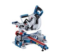 Bosch Professional BITURBO GCM 18V-216 D - Ingletadora telescópica a batería (Brushless, 18V, Ø 216 mm, Dual láser, cortes hasta 66 x 305 mm, sin batería)
