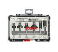 Bosch Professional Caja de 6 fresas de afeitar/chaflanar/redondear con vástago de 6 mm
