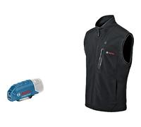 Bosch Professional chaqueta calefactable GHV 12+18V XA (incl. adaptador de carga con USB GAA 12V-21, sin batería) - Talla S