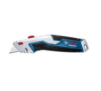 Bosch Professional cúter universal para cortar moqueta con cuchilla y compartimento para cuchillas en el mango (incl. 3 cuchillas trapezoidales)