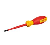 Bosch Professional - Destornillador VDE PZ1x100 - Certificado hasta 1000 V, aislado con TPE