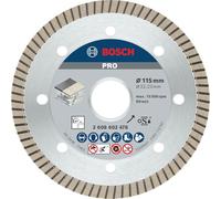 Bosch Professional - Disco de diamante Best for Ceramic Extra-Clean Turbo 115x22.23x1.4x7 mm Gris