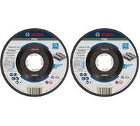 Bosch Professional Expert - Disco de corte acodado (para metales, X-LOCK, Ø115 mm, diámetro del orificio: 22,23 mm, grosor:2,5 mm) (Paquete de 2)