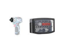 Bosch Professional FlexiClick adaptador portapuntas GFA 12-X (compatible GSR 12V-15 FC y GSR 12V-35 FC) + Set 32 unidades Punta de atornillar Extra Hard (Cruceta, Pozidriv, T-, Hex-, T-, TH-, S-Bit)