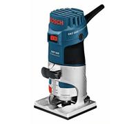 Bosch Professional fresadora de cantos GKF 600 – maletín, pinzas 6+8 mm, tope paralelo