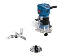 Bosch Professional Fresadora de cantos GLF 55-6 – Motor 550 W 33 000 rpm, incl. 2 llaves, recogedor
