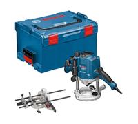 Bosch Professional Fresadora de superficie GOF 1250 CE - Llave 19 mm, tope paralelo, L-BOXX