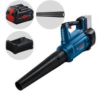 Bosch Professional GBL 18V-750 - Soplador a batería de 18 V/8 Ah + cargador rápido