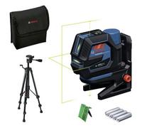 Bosch Professional GCL 12V-50-22 CG Láser combinado hasta 50 m, con soporte RM20, 4 baterías 1,5 V, estuche y trípode BT 150