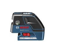 Bosch Professional GCL 25 - Nivel láser combinado (alcance 10 m, 2 líneas + 5 puntos, láser rojo, con funda, en caja)