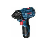Bosch Professional GDR 120-LI Atornillador de impacto a batería (2x1,5Ah; case) /06019F0001