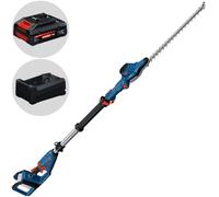 Bosch Professional GHE 18V-50T - Cortasetos a batería con pértiga - 18 V 4 Ah