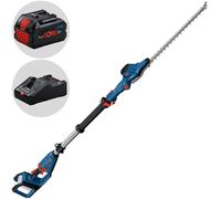 Bosch Professional GHE 18V-50T - Cortasetos a batería con pértiga - 18 V 4 Ah