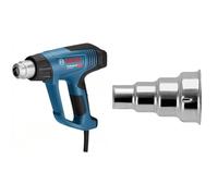 Bosch Professional GHG 20-63 - Decapador (2000 W, temperatura regulable 50-630°, pantalla digital, 2 flujos, en caja) + Bosch 1 609 201 647 - Boquilla reductora, 14 mm, pack de 1