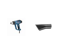 Bosch Professional GHG 20-63 - Decapador (2000 W, temperatura regulable 50-630°, pantalla digital, 2 flujos, en caja) + Bosch 1 609 201 799 - Boquilla para ranuras - 10 mm (pack de 1)