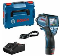 Bosch Professional GIS 1000 C Detector de calor con batería de 12 V 2,0 Ah y L-Boxx