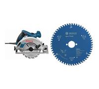 Bosch Professional GKS 190 Sierra circular (1400 W, Ø disco 190 mm, en caja) + BOSCH 2608644050 Disco de sierra circular CSB Expert madera: 190x30x56D