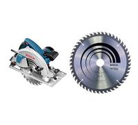 Bosch Professional GKS 85 - Sierra circular (2200 W, Ø Disco 235 mm, en caja) + Bosch 2 608 640 727 - Hoja de sierra circular Optiline Wood - 235 x 30/25 x 2,8 mm, 48 (pack de 1)