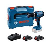 Bosch Professional GSB 18V-25 Taladro de impacto inalámbrico con 2 baterías GBA 2.0Ah y cargador GAL 18V-40 L