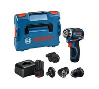 Bosch Professional GSR 12V-32 FC con 2 baterías de 2,0 Ah, cargador y puntas en L-BOXX