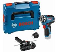 Bosch Professional Atornillador a batería GSR 12V-35 FC Brushless 35 Nm 2 cabezales FlexiClick