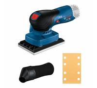Bosch Lijadora orbital a batería GSS 12V-13 compatible Click & Clean con disco y bolsa