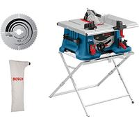Bosch Professional GTS 635-216 + GTA 560 - Sierra circular de mesa (1600 W, Ø disco de sierra 216 mm, con mesa)