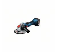 Bosch Professional GWX 18V-10 Amoladora Angular con 2 Baterías de 5,0 Ah y L-Boxx X-Lock